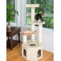 Aeromark Armarkat Soft Heavy-Carpet Real Wood Cat Furniture With Condo For Large Cat X5703